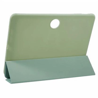 For OnePlus Pad 2 Case PU Leather+Silicone Tri-Fold Stand Tablet Cover