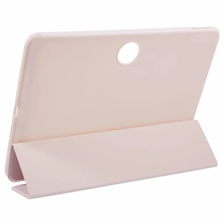 For OnePlus Pad 2 Case PU Leather+Silicone Tri-Fold Stand Tablet Cover