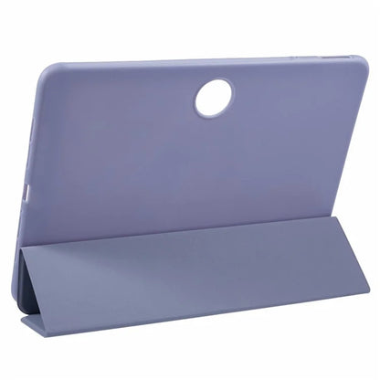 For OnePlus Pad 2 Case PU Leather+Silicone Tri-Fold Stand Tablet Cover