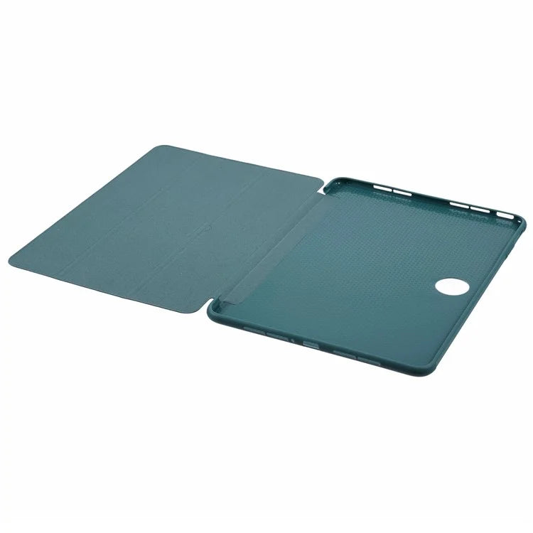 For OnePlus Pad 2 Case PU Leather+Silicone Tri-Fold Stand Tablet Cover
