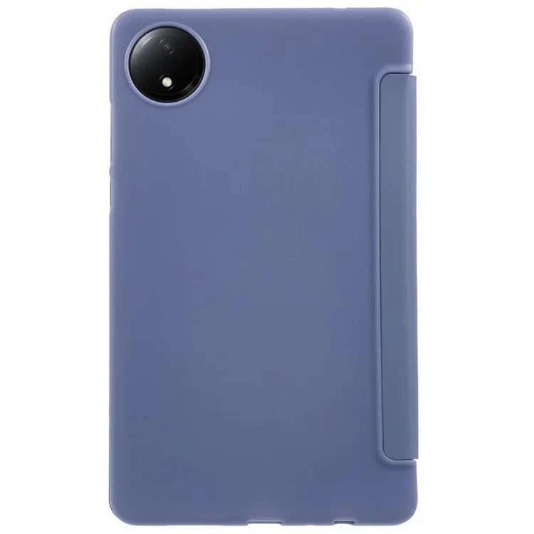 For Xiaomi Redmi Pad SE 4G 8.7 inch Case PU Leather+Silicone Tri-Fold Stand Tablet Cover