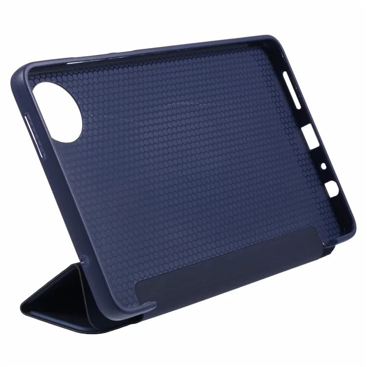 For Xiaomi Redmi Pad SE 4G 8.7 inch Case PU Leather+Silicone Tri-Fold Stand Tablet Cover