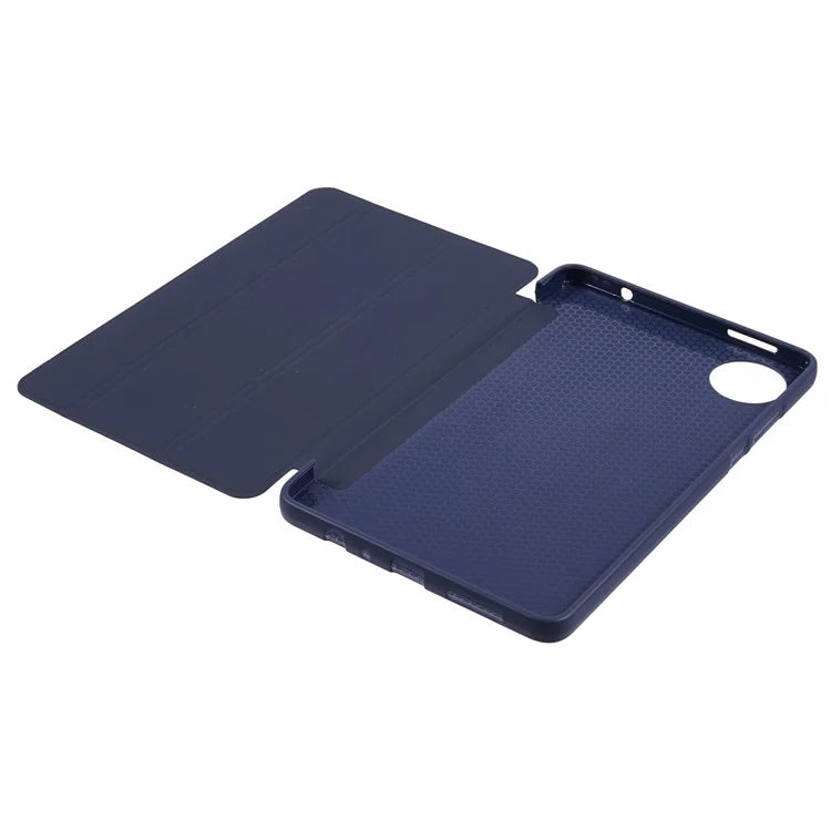 For Xiaomi Redmi Pad SE 4G 8.7 inch Case PU Leather+Silicone Tri-Fold Stand Tablet Cover