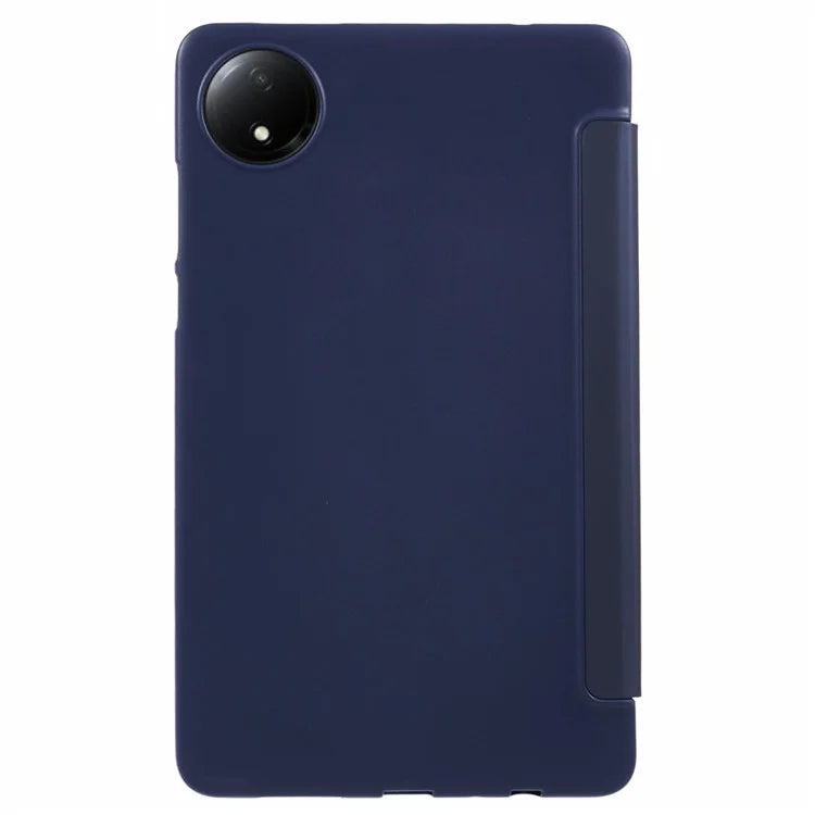 For Xiaomi Redmi Pad SE 4G 8.7 inch Case PU Leather+Silicone Tri-Fold Stand Tablet Cover