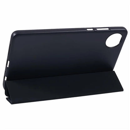 For Xiaomi Redmi Pad SE 4G 8.7 inch Case PU Leather+Silicone Tri-Fold Stand Tablet Cover