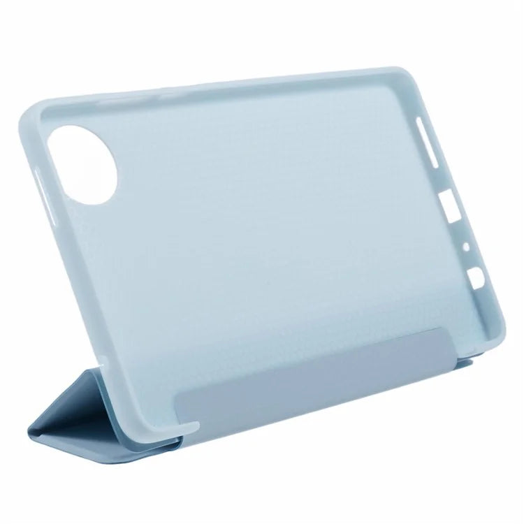 For Xiaomi Redmi Pad SE 4G 8.7 inch Case PU Leather+Silicone Tri-Fold Stand Tablet Cover