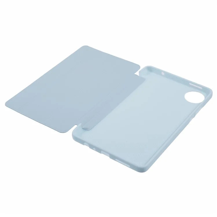 For Xiaomi Redmi Pad SE 4G 8.7 inch Case PU Leather+Silicone Tri-Fold Stand Tablet Cover