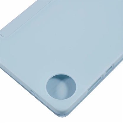 For Xiaomi Redmi Pad SE 4G 8.7 inch Case PU Leather+Silicone Tri-Fold Stand Tablet Cover