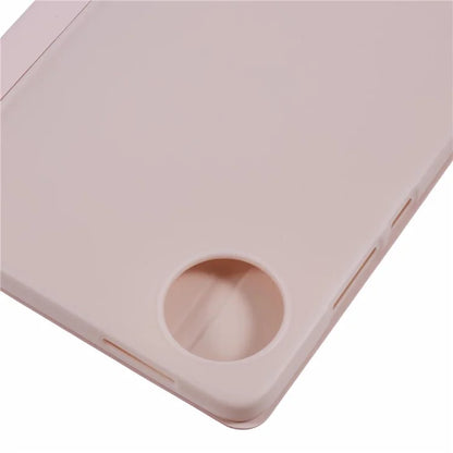 For Xiaomi Redmi Pad SE 4G 8.7 inch Case PU Leather+Silicone Tri-Fold Stand Tablet Cover