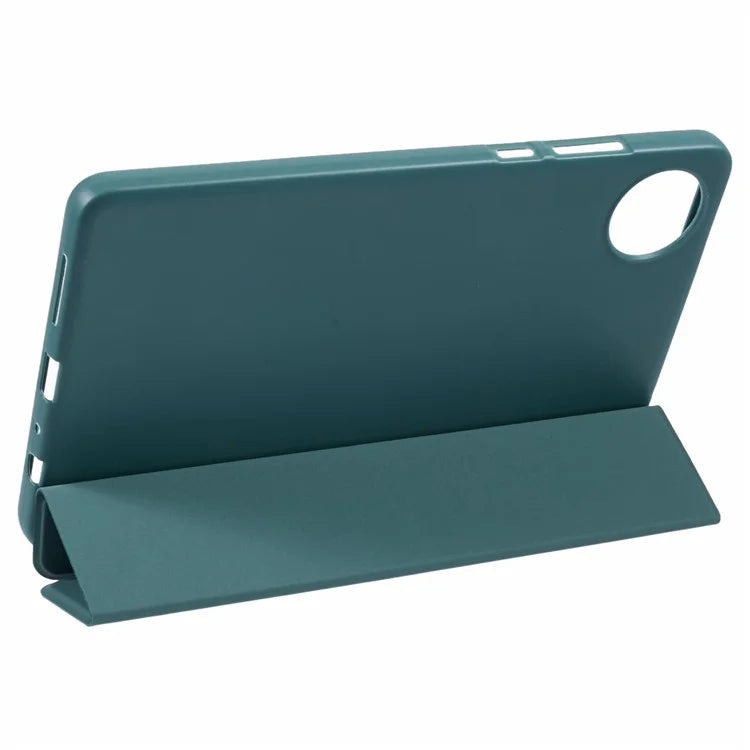 For Xiaomi Redmi Pad SE 4G 8.7 inch Case PU Leather+Silicone Tri-Fold Stand Tablet Cover