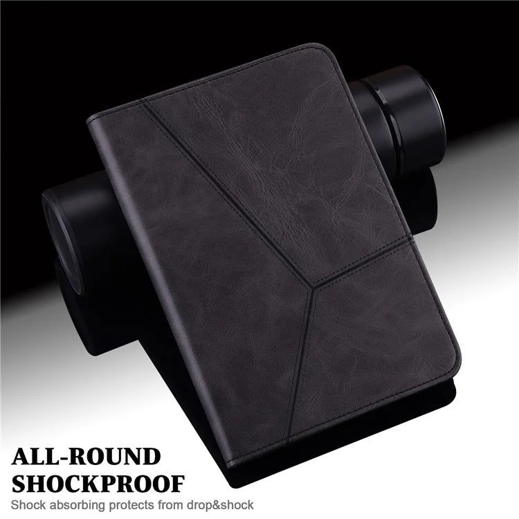 For Xiaomi Redmi Pad Pro / Pro 5G / Poco Pad 4G Case Line Imprinted PU Leather Card Holder Tablet Stand Cover