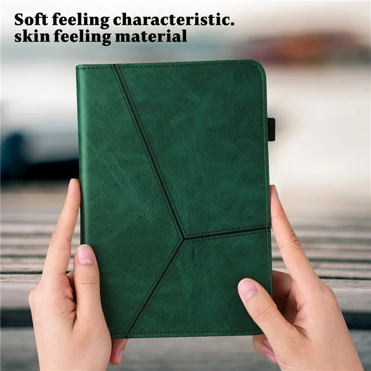 For Xiaomi Redmi Pad Pro / Pro 5G / Poco Pad 4G Case Line Imprinted PU Leather Card Holder Tablet Stand Cover