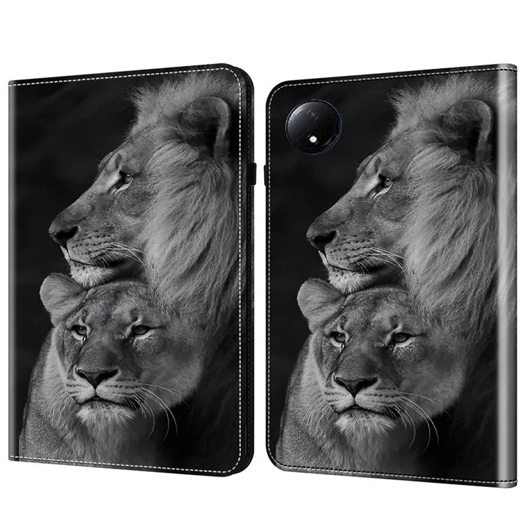 For Xiaomi Redmi Pad SE 4G 8.7 inch Case Flip Stand Leather Tablet Cover Pattern Printed