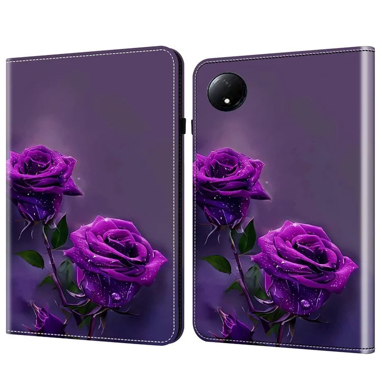 For Xiaomi Redmi Pad SE 4G 8.7 inch Case Flip Stand Leather Tablet Cover Pattern Printed