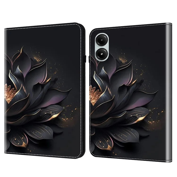 For Xiaomi Redmi Pad Pro Case Pattern Printed Leather Tablet Cover with Card Slot