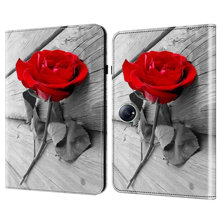 For OnePlus Pad 2  /  Pad Pro Case Pattern Printed Leather Tablet Cover with Card Slot
