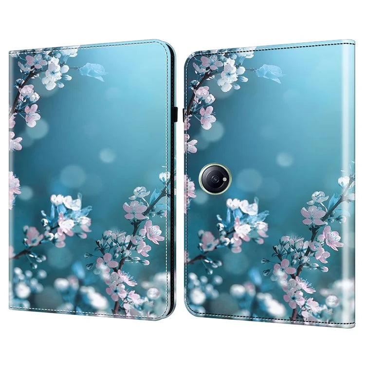 For OnePlus Pad 2  /  Pad Pro Case Pattern Printed Leather Tablet Cover with Card Slot