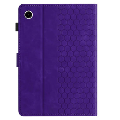 For Samsung Galaxy Tab A9 Case Honeycomb Printed Leather Tablet Cover with Card Slot