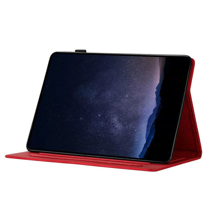 For Samsung Galaxy Tab A9 Case Honeycomb Printed Leather Tablet Cover with Card Slot