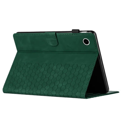 For Samsung Galaxy Tab A9 Case Honeycomb Printed Leather Tablet Cover with Card Slot