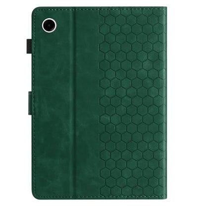 For Samsung Galaxy Tab A9 Case Honeycomb Printed Leather Tablet Cover with Card Slot