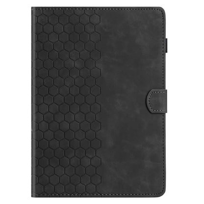 For Samsung Galaxy Tab A7 Lite 8.7-inch T220  /  T225 Case Honeycomb Printed Leather Tablet Cover with Card Slot