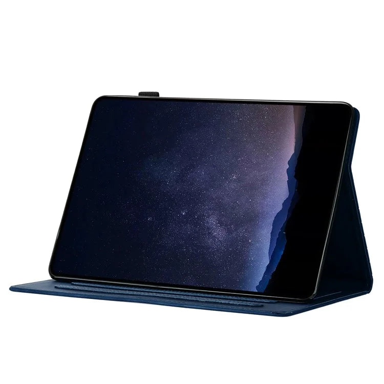 For Samsung Galaxy Tab A7 Lite 8.7-inch T220  /  T225 Case Honeycomb Printed Leather Tablet Cover with Card Slot