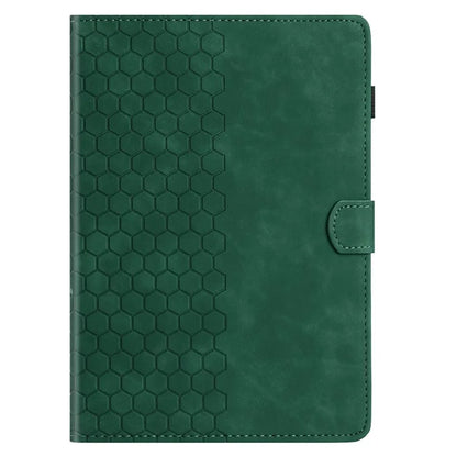 For Samsung Galaxy Tab A7 Lite 8.7-inch T220  /  T225 Case Honeycomb Printed Leather Tablet Cover with Card Slot