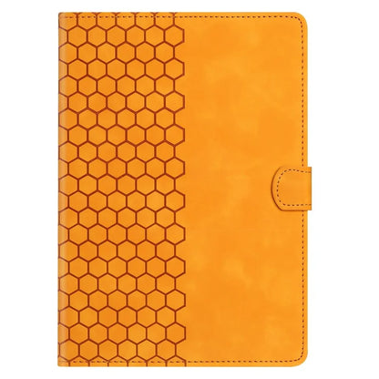 For Samsung Galaxy Tab A7 Lite 8.7-inch T220  /  T225 Case Honeycomb Printed Leather Tablet Cover with Card Slot