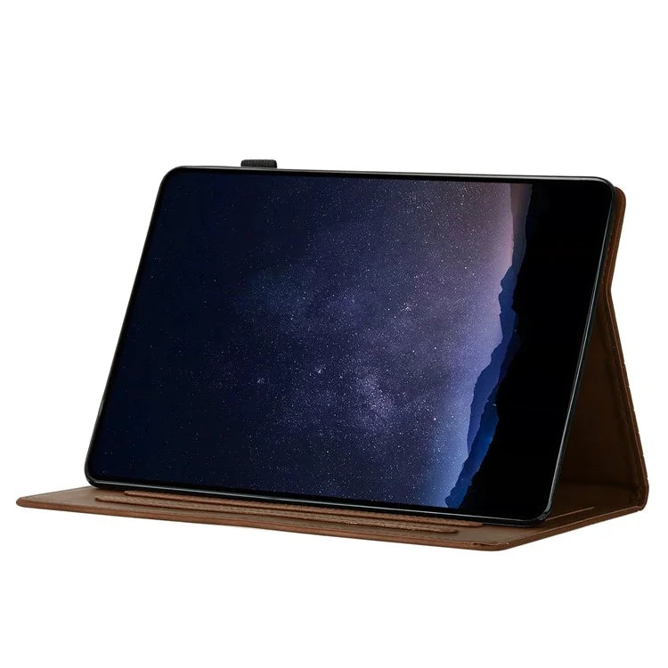 For Samsung Galaxy Tab A7 Lite 8.7-inch T220  /  T225 Case Honeycomb Printed Leather Tablet Cover with Card Slot