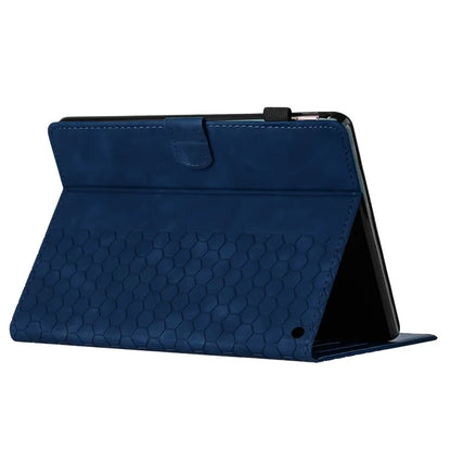 For Amazon Fire HD 10 (2021)  /  HD 10 Plus (2021) Case Honeycomb Printed Leather Tablet Cover with Card Slot