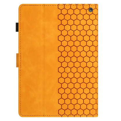 For Amazon Fire HD 10 (2021)  /  HD 10 Plus (2021) Case Honeycomb Printed Leather Tablet Cover with Card Slot
