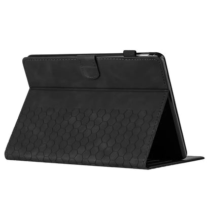 For Amazon Kindle Paperwhite 4 (2018)  /  3 (2015)  /  2 (2015)  /  1 (2015) Case Honeycomb Printed Leather Tablet Cover with Card Slot