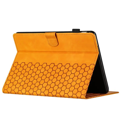 For Amazon Kindle Paperwhite 4 (2018)  /  3 (2015)  /  2 (2015)  /  1 (2015) Case Honeycomb Printed Leather Tablet Cover with Card Slot