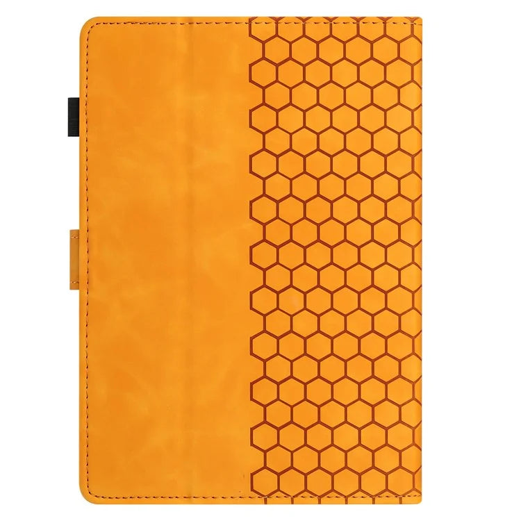 For Amazon Kindle Paperwhite 4 (2018)  /  3 (2015)  /  2 (2015)  /  1 (2015) Case Honeycomb Printed Leather Tablet Cover with Card Slot