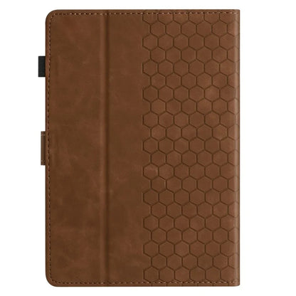 For Amazon Kindle Paperwhite 4 (2018)  /  3 (2015)  /  2 (2015)  /  1 (2015) Case Honeycomb Printed Leather Tablet Cover with Card Slot