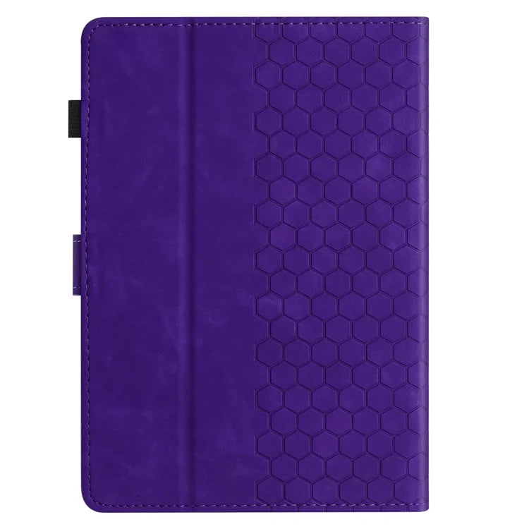 For Amazon Kindle Paperwhite (2021) Case Honeycomb Printed Leather Tablet Cover with Card Slot