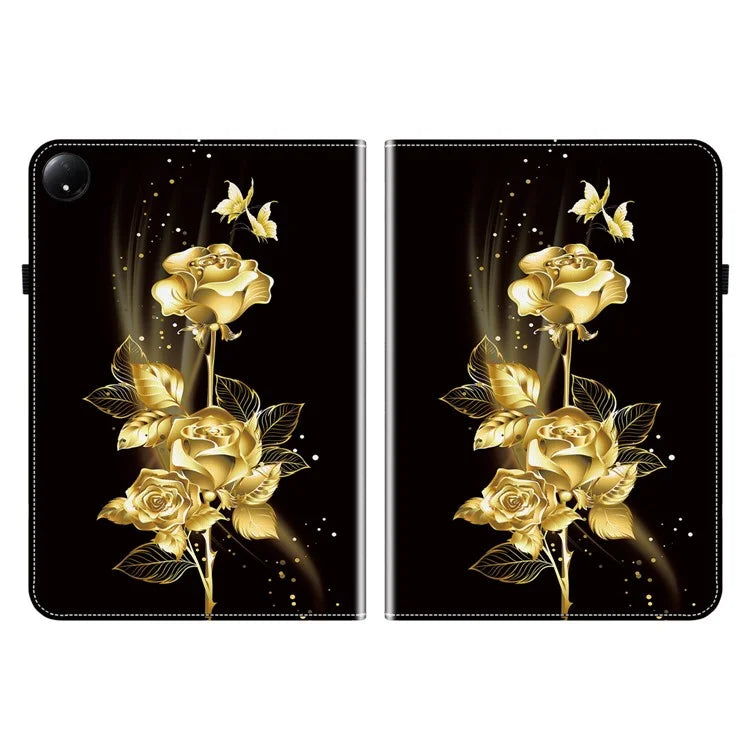 For Xiaomi Redmi Pad SE 4G 8.7 inch Leather Case Pattern Printed Stand Tablet Cover with Card Slots