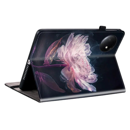 For Xiaomi Redmi Pad SE 4G 8.7 inch Leather Case Pattern Printed Stand Tablet Cover with Card Slots