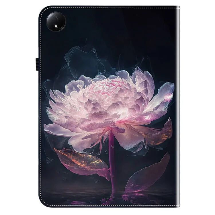 For Xiaomi Redmi Pad SE 4G 8.7 inch Leather Case Pattern Printed Stand Tablet Cover with Card Slots