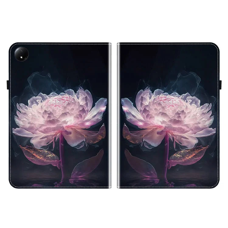For Xiaomi Redmi Pad SE 4G 8.7 inch Leather Case Pattern Printed Stand Tablet Cover with Card Slots