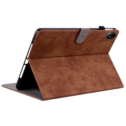 For Xiaomi Redmi Pad SE 4G 8.7 inch Cases Tiger Imprint Anti-Scratch PU Leather Tablet Cover