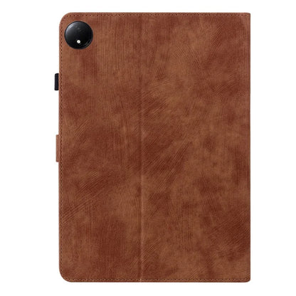 For Xiaomi Redmi Pad SE 4G 8.7 inch Cases Tiger Imprint Anti-Scratch PU Leather Tablet Cover