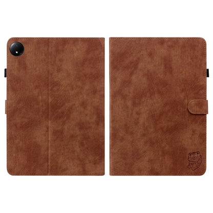 For Xiaomi Redmi Pad SE 4G 8.7 inch Cases Tiger Imprint Anti-Scratch PU Leather Tablet Cover