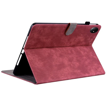 For Xiaomi Redmi Pad SE 4G 8.7 inch Cases Tiger Imprint Anti-Scratch PU Leather Tablet Cover