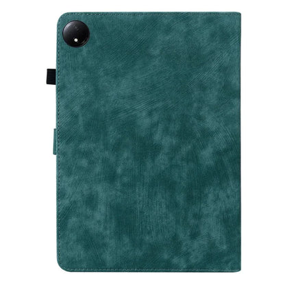 For Xiaomi Redmi Pad SE 4G 8.7 inch Cases Tiger Imprint Anti-Scratch PU Leather Tablet Cover