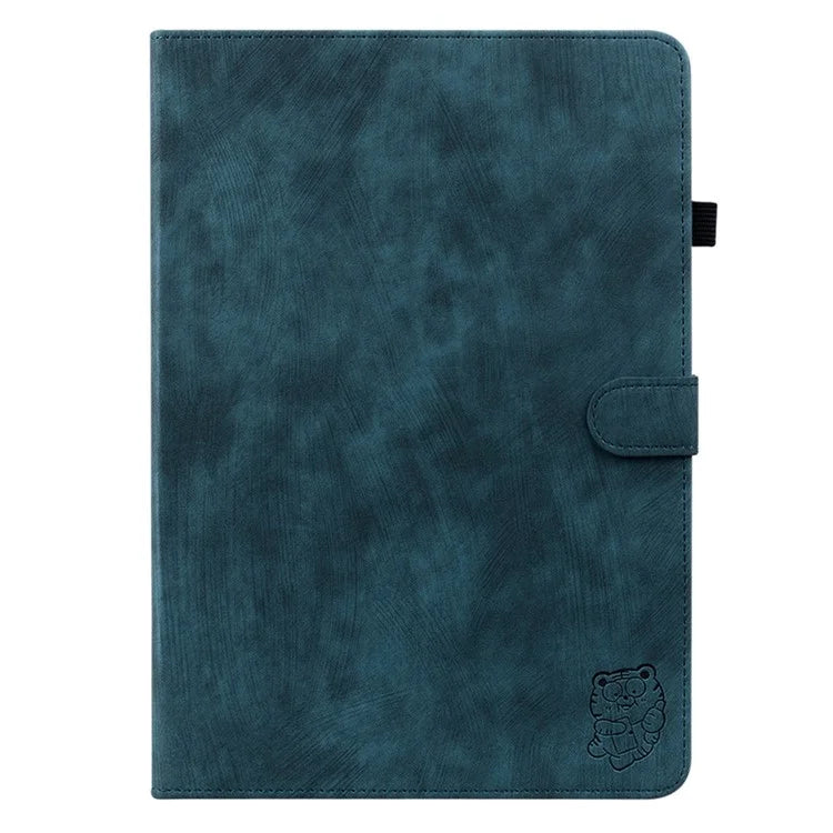 For Xiaomi Redmi Pad SE 4G 8.7 inch Cases Tiger Imprint Anti-Scratch PU Leather Tablet Cover