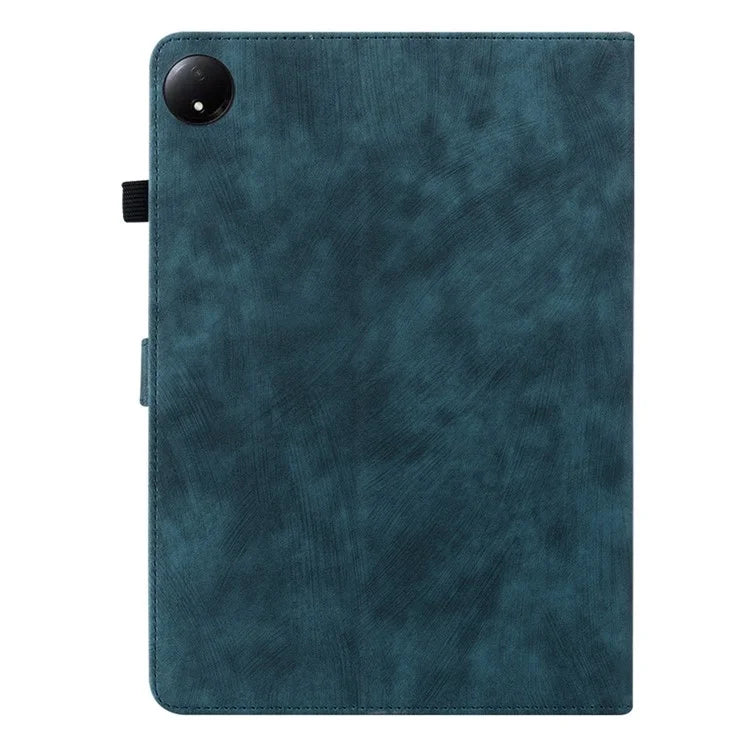 For Xiaomi Redmi Pad SE 4G 8.7 inch Cases Tiger Imprint Anti-Scratch PU Leather Tablet Cover