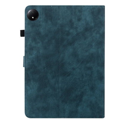 For Xiaomi Redmi Pad SE 4G 8.7 inch Cases Tiger Imprint Anti-Scratch PU Leather Tablet Cover