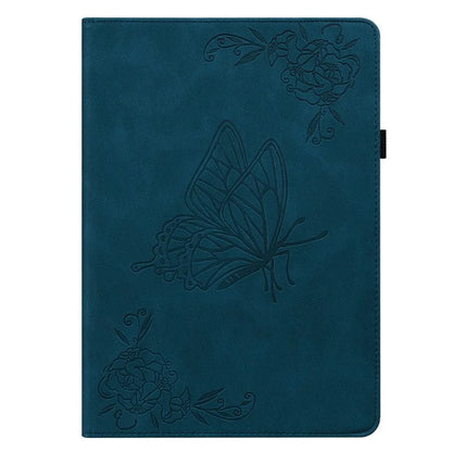 For Lenovo Tab P12 Pro 12.7 2025 / Xiaoxin Pad Pro 12.7 (2025) Case Butterfly Flower Imprint PU Leather Tablet Cover with Card Slots